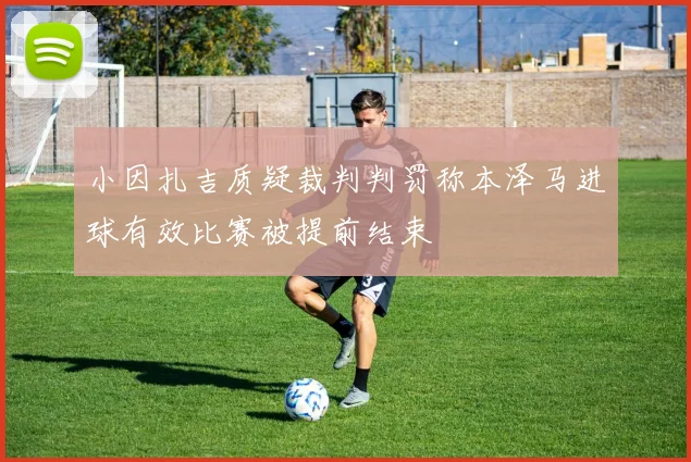 小因扎吉质疑裁判判罚称本泽马进球有效比赛被提前结束